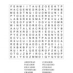 sopa de letras profesiones caninas